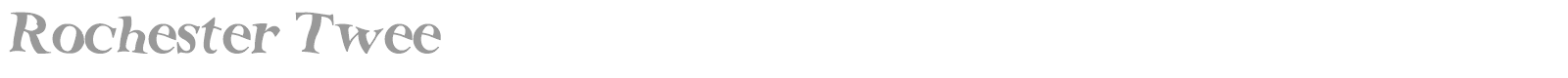 Rochester Twee font preview